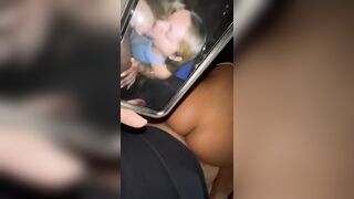 White Woman with Black Man: I rode my husband’s cock while he watched a video of me sucking a stranger’s BBC at the sex theater #4