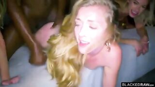 White Woman with Black Man: Girls night out #4