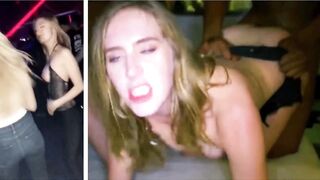 White Woman with Black Man: Before vs After the Club #3