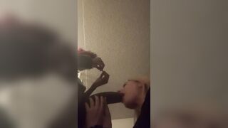 Amateur Interracial: Blowing A Massive Cock #2