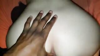 White Women with Black Dick: Keeping her round chinese ass in control by pressing on that button #3