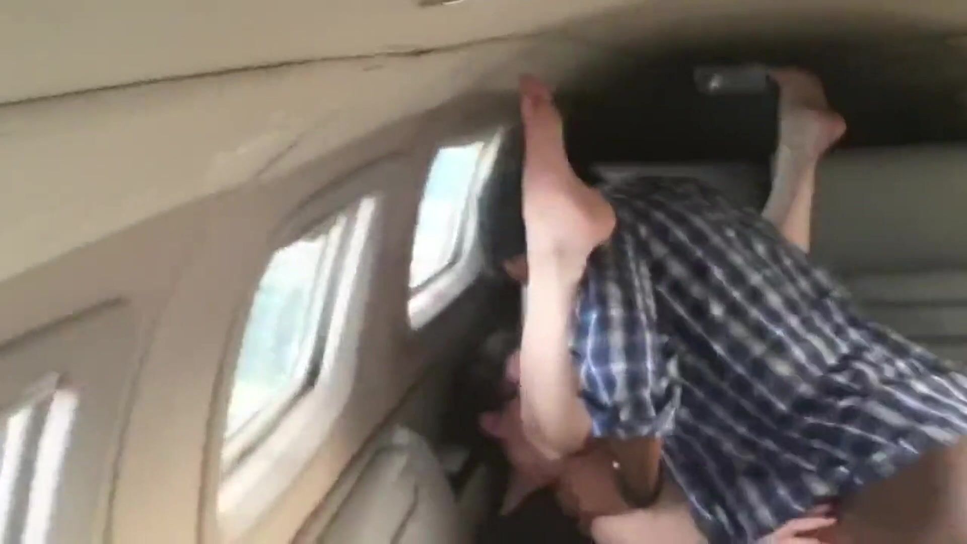 Fucked on an airplane
