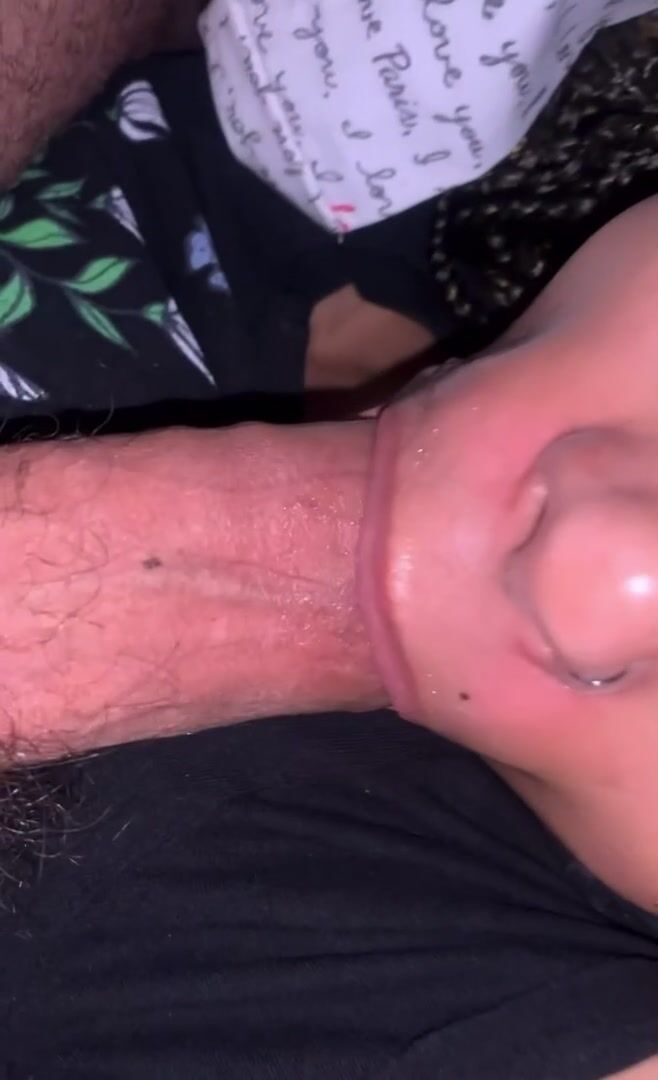 Can I suck on your white cock like this?