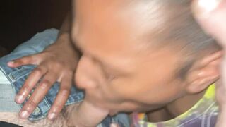 Black Chicks and White Dicks: I love sucking cum out of white dicks :-) #4
