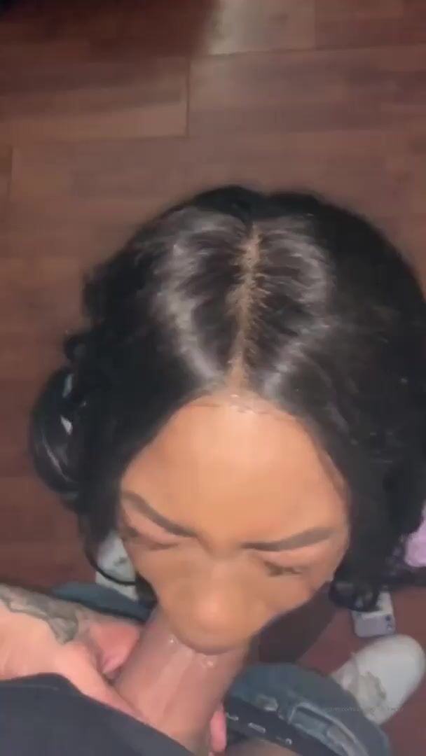 Ebony Girl Sucks Dick At Party