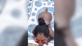 Black Chicks and White Dicks: I cant taste my lips could you do it for me #2