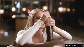 Emma Hix try to satisfy her black bull