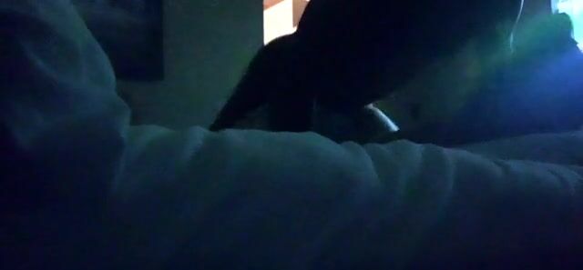 My husband was hours away and he was my first BBC. I honestly lost count of how many times he made me cum that night