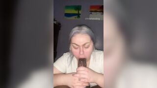 Interracial: She can’t help but try and stuff her mouth with my BBC #3