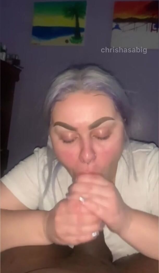 She can’t help but try and stuff her mouth with my BBC